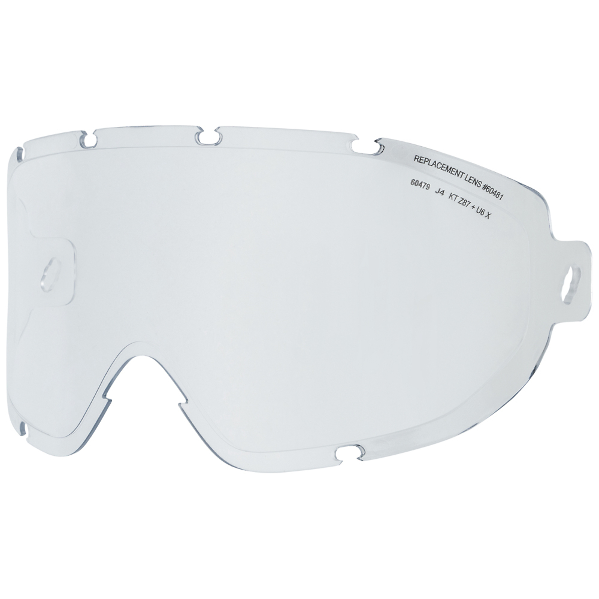 Klein Tools, Safety Goggles, Replacement Lens, Clear, Frame Color Clear, Lens Color Clear, ANSI Z87 Compliant, Model# 60481